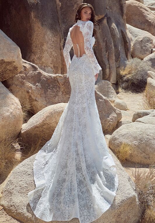 Calla Blanche 126110 Jazzlyn Sheath Wedding Dress - 4