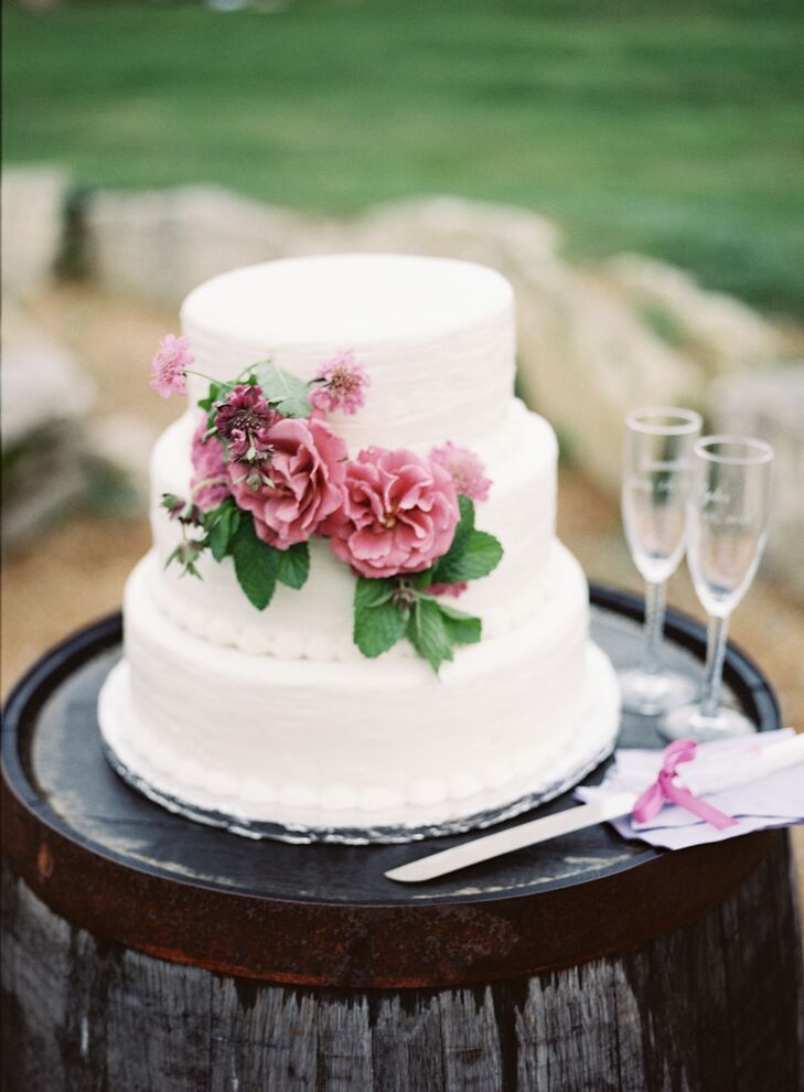 Three-Tiered Textured Buttercream Cake