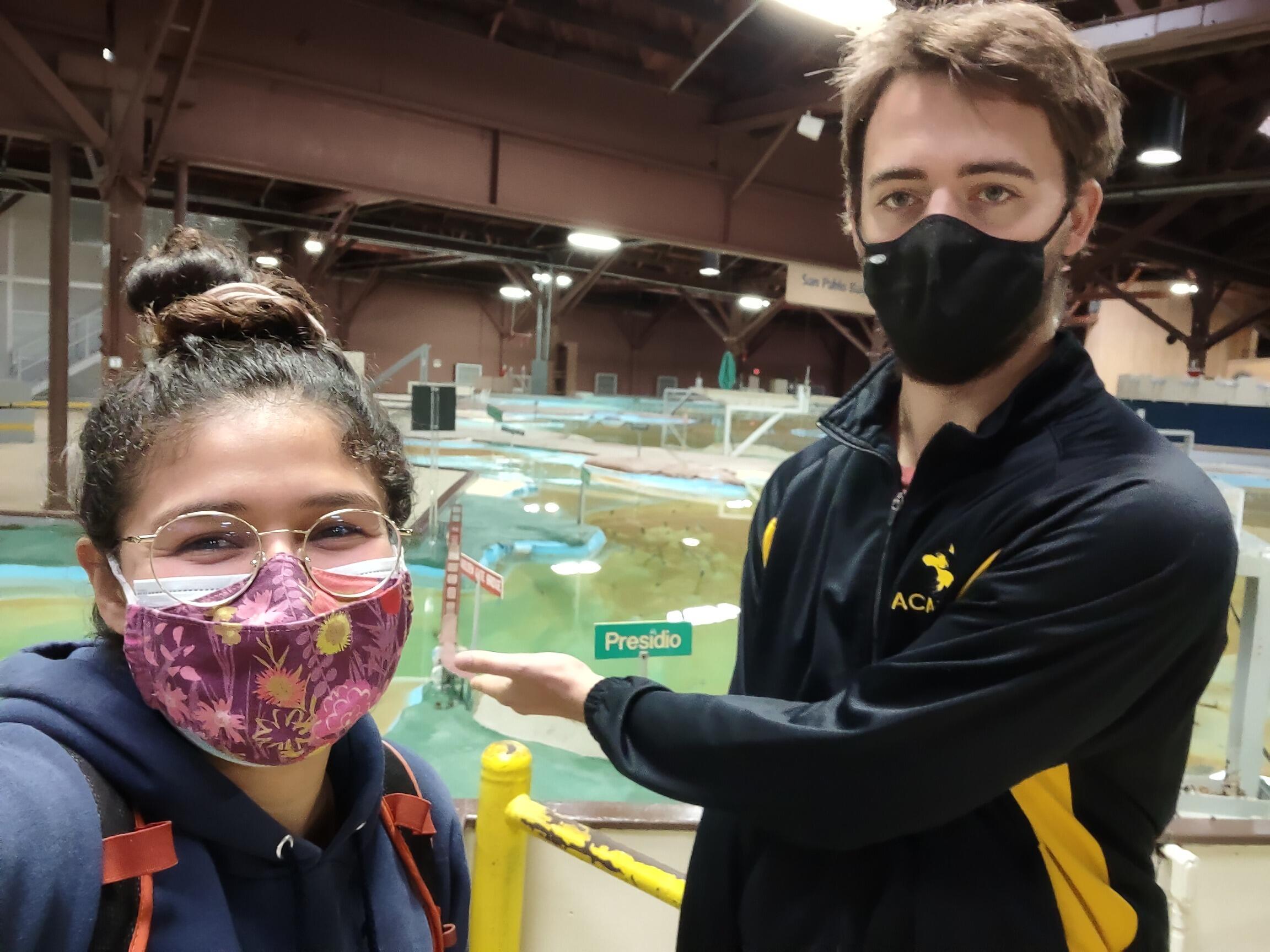 Our many covid adventures, first time visiting the Bay model!
¡Aventuras durante el covid, la primera vez que visitamos la maqueta de la bahía!