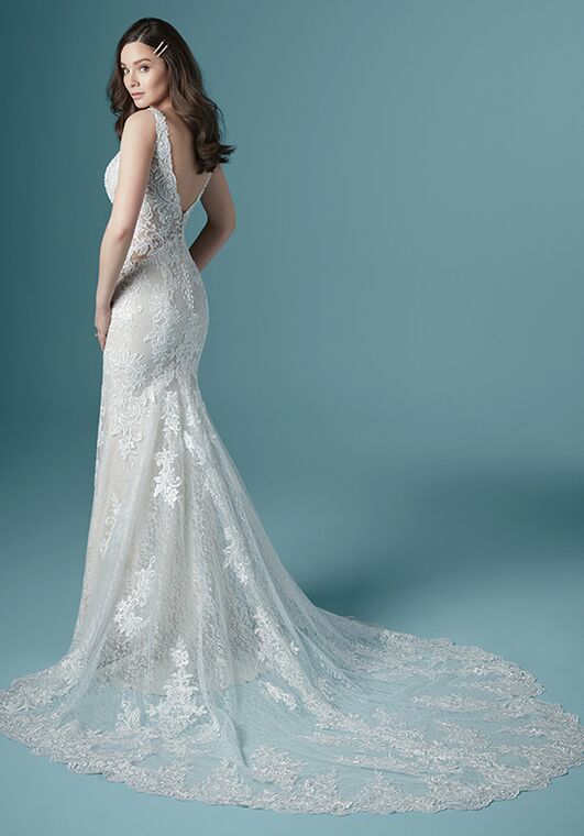 Maggie Sottero DELILAH Sheath Wedding Dress - 3