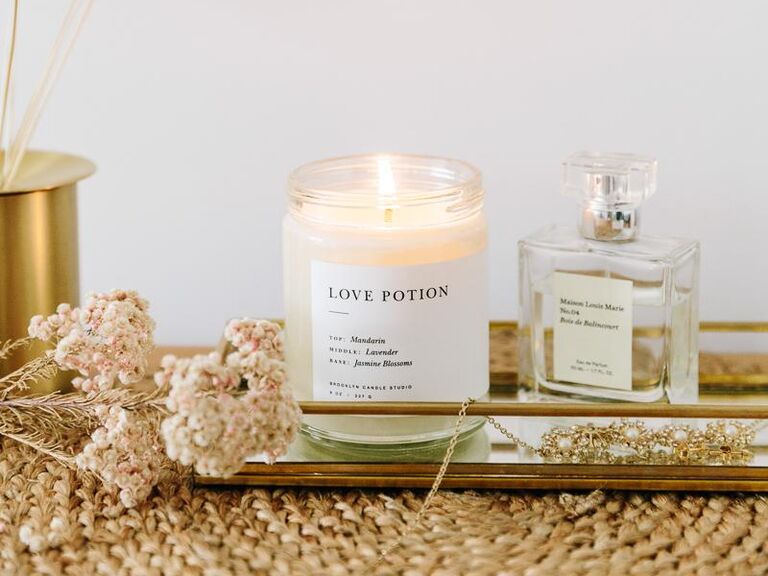 Love Potion candle romantic sexy bridal shower gift 