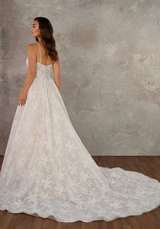Essense of Australia D4425 A-Line Wedding Dress - 3