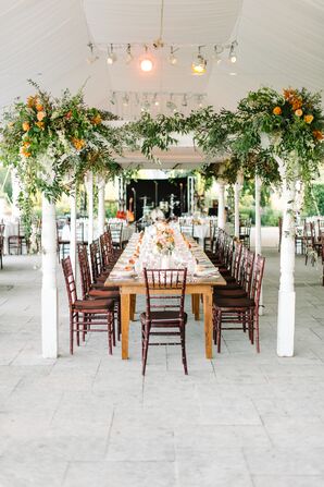 Head Table With Pergola