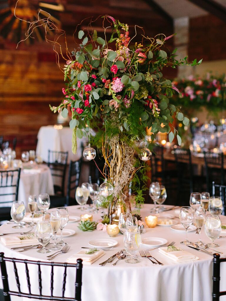 Wedding Centerpieces Tall Boho
