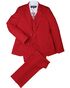 BLACKTIE "Liam" Red Suit (5-Piece Set) Flower Girl Dress and Ring Bearer Outfit - thumbnail - 1