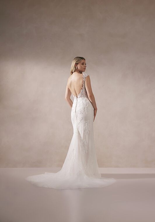 Adore by Justin Alexander Nahara Fit-and-Flare Wedding Dress - 2