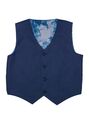 Little Tuxedos "Mason" Kids Indigo Suit (5-Piece Set) Flower Girl Dress and Ring Bearer Outfit - thumbnail - 6