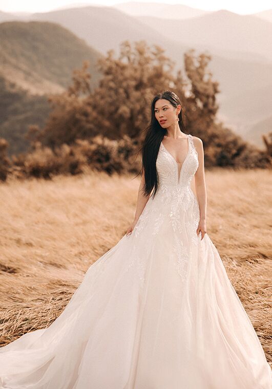 Disney Fairy Tale Weddings Pocahontas - D415 A-Line Wedding Dress - 5
