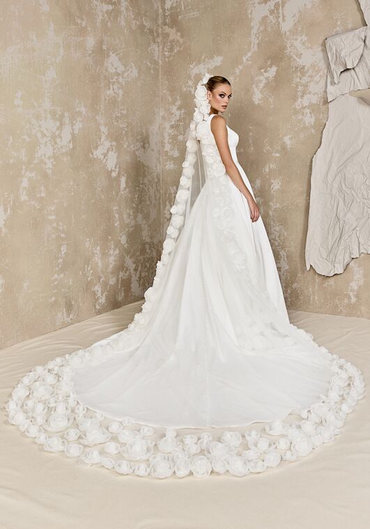 Justin Alexander Signature Whitman A-Line Wedding Dress - 4
