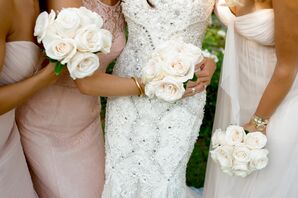 Classic Pale Blush Bouquets