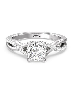 With Clarity Elegant Princess, Cushion, Emerald, Heart, Pear, Radiant, Round, Oval Cut Engagement Ring