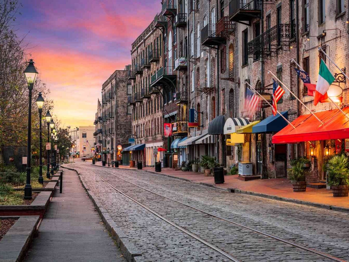 Picture of River Street Savannah Georgia