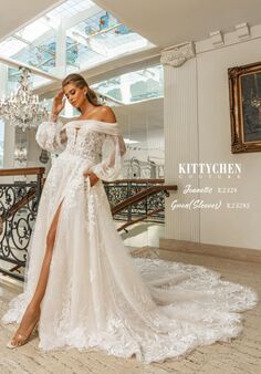 KITTYCHEN Couture JEANETTE GWEN, K2324 A-Line Wedding Dress