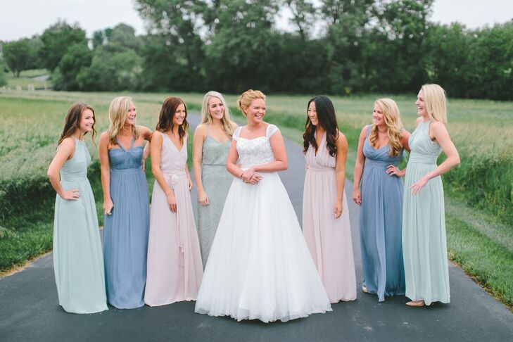 princess polly baby blue dress Mismatched Bridesmaid Dresses: How to Achieve a Cohesive Look main image 0