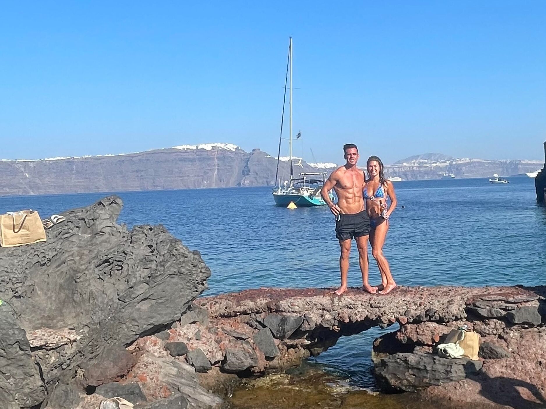 Picture of Ammoudi Bay - swimming 