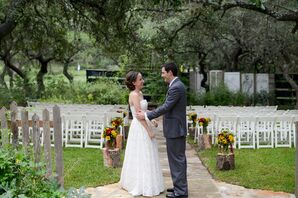 Strapless Cotton Wedding Dress