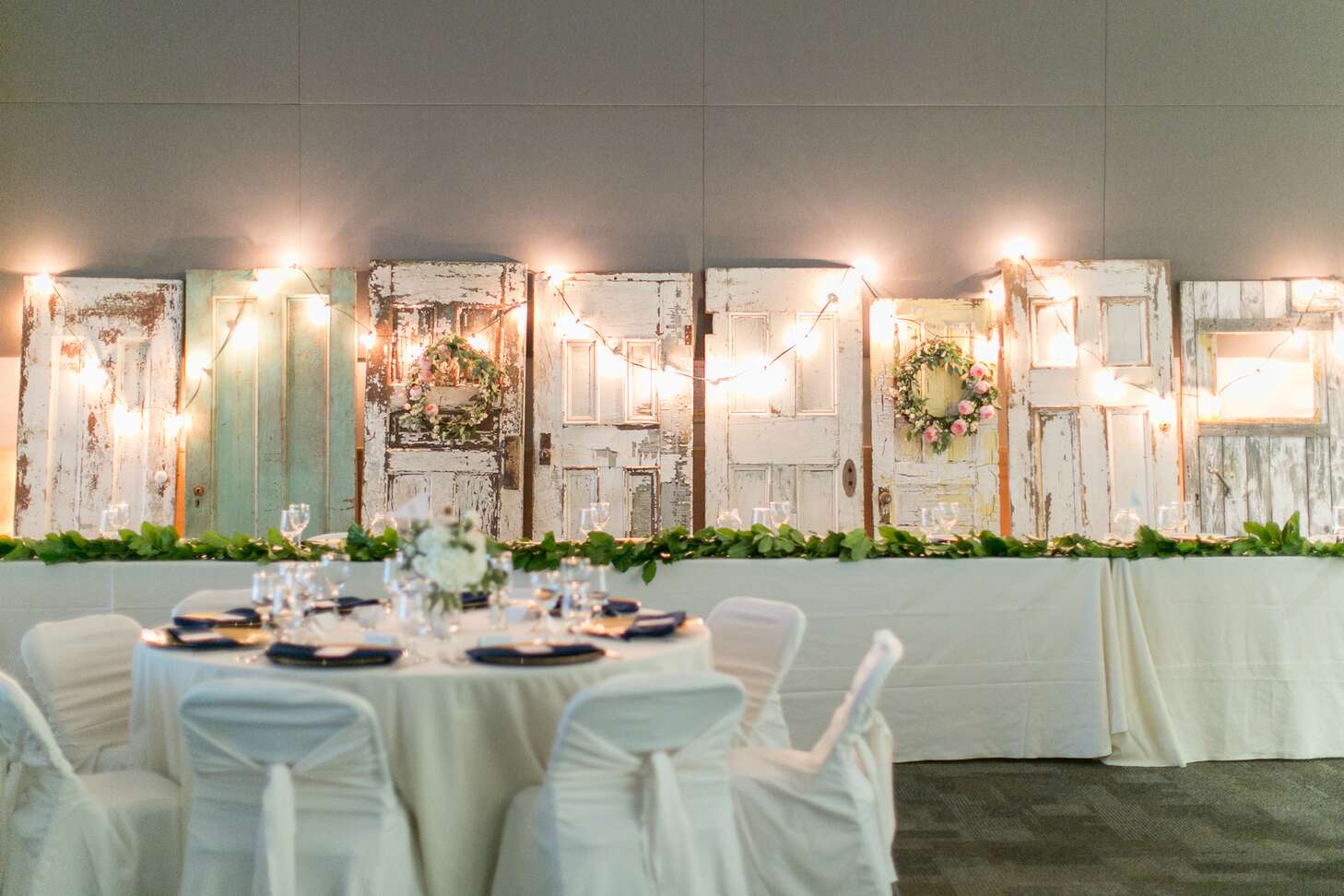 Barn Wedding Head Table