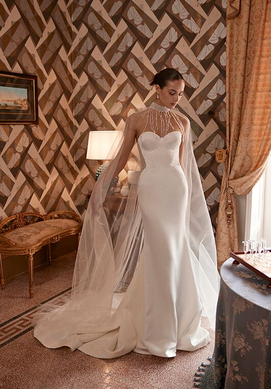 Soft flow by Ricca Sposa Atelier Eleanor 25-003(3) Mermaid and Trumpet Wedding Dress - 3