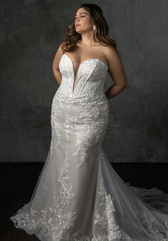 Essense of Australia D4341+ Column Wedding Dress