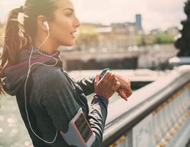 girl running