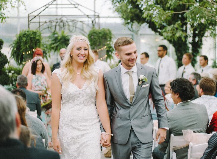 Silver and Gold Groom's Attire