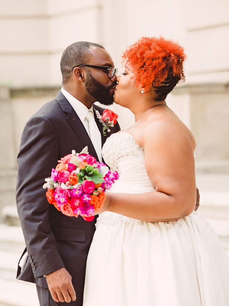 natural wedding hairstyles orange colored hair