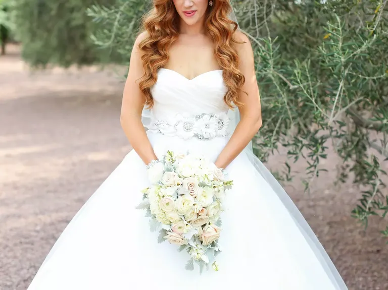Pastel Cascading Bouquet