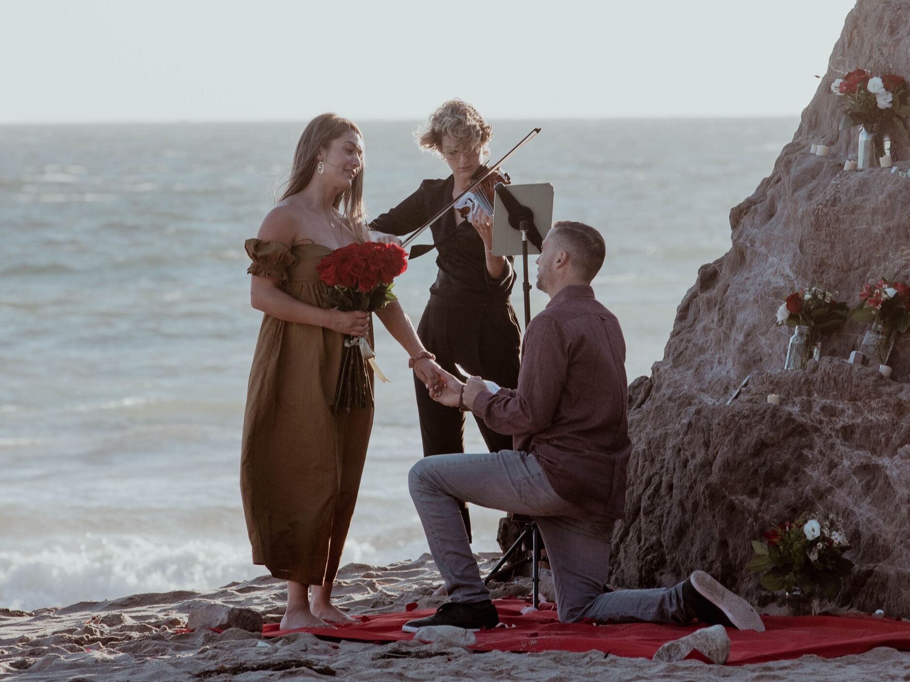 Picture of On October 2, 2022, he put his plan into action and proposed, leaving Glynis completely unaware of his intentions until that magical moment.