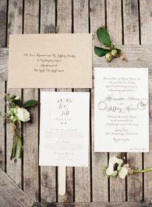 Classic Black-and-White Calligraphy Invitations
