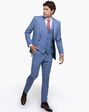 Generation Tux Postman Blue Notch Lapel Suit Blue Tuxedo - thumbnail - 3