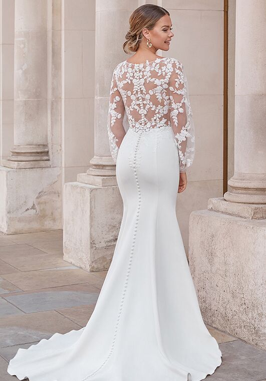Adore by Justin Alexander Riley Fit-and-Flare Wedding Dress - 4