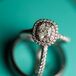 Asscher Cut Diamond and Silver Rings