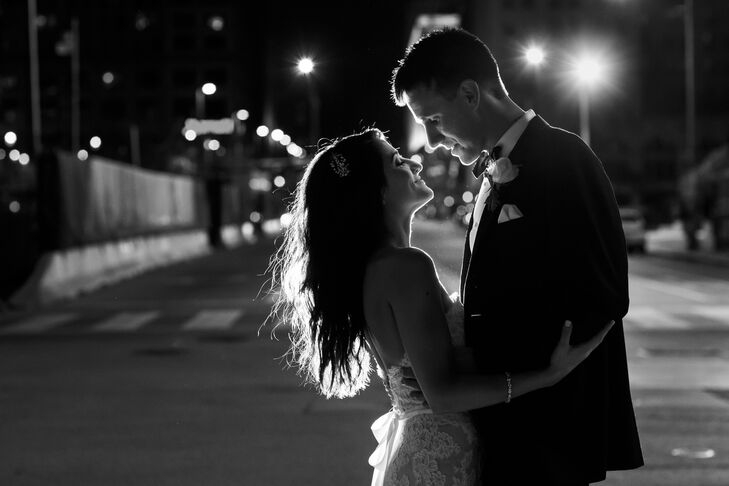 Intimate Shot of Couple Outside