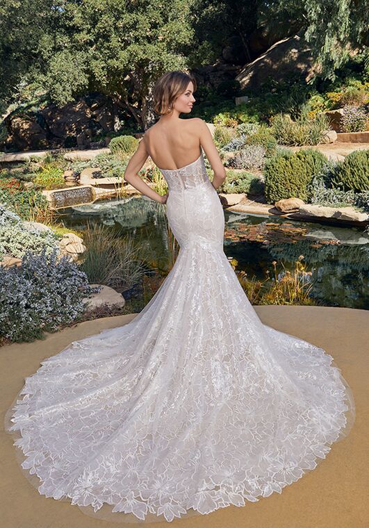 Casablanca Bridal Style 2535 Maverick Fit-and-Flare Wedding Dress - 3