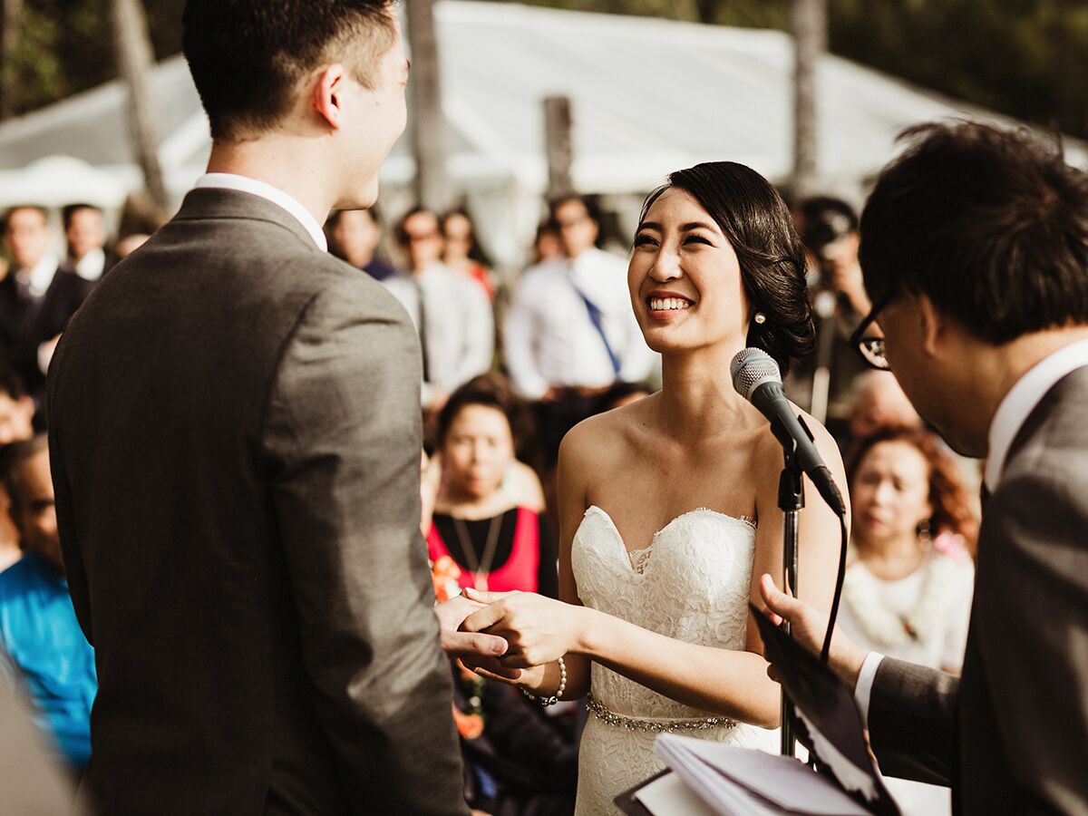 Wedding. Young Bride And Cute Bride. Happy Relationship And Love