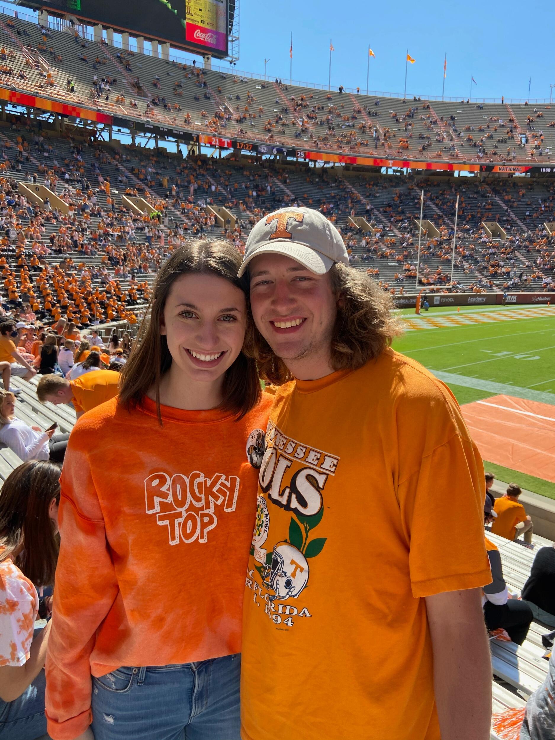 First of many Vols football games together at Neyland!
