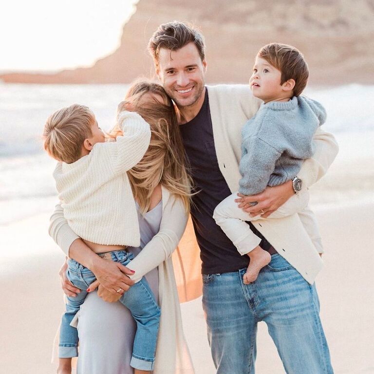Lauren Conrad and Willliam Tell with children