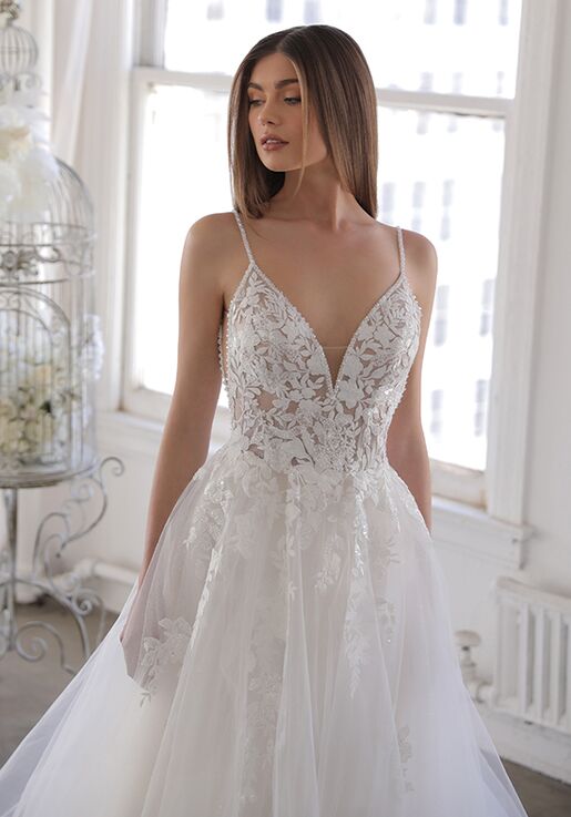 Blue by Enzoani Omarra A-Line Wedding Dress - 3