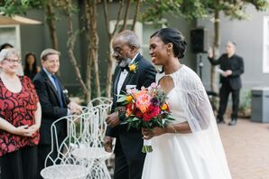 Bridal Processional at the Kimpton Brice Hotel in Savannah, Georgia
