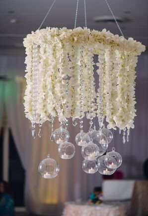 White Hanging Orchid Decor