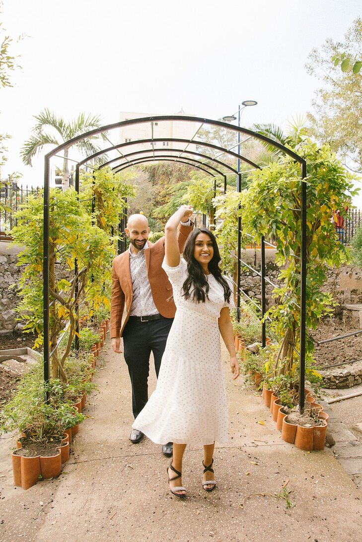 Couple Dancing During Elopement in Gibraltar