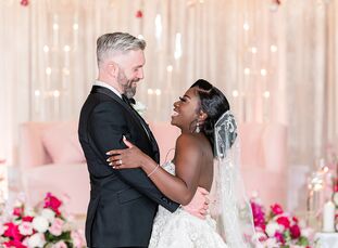 To celebrate their marriage, Afua and Buddy planned a glamorous ballroom wedding at the Hyatt Regency Baltimore Inner Harbor in Baltimore, Maryland, w