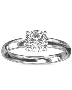 Blue Nile Round Cut Engagement Ring