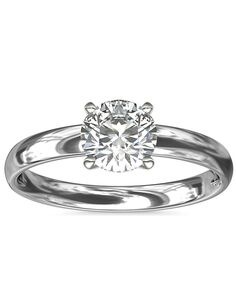 Blue Nile Round Cut Engagement Ring