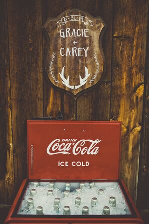 Vintage Coca-Cola Cooler for Champagne