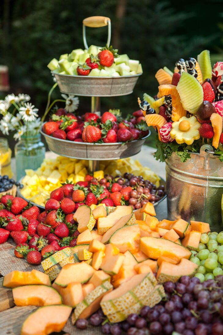 Fresh Fruit Spread at Reception