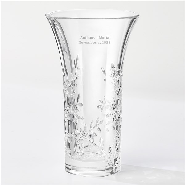 Personalized Crystal Vase from Things Remembered for your 15th wedding anniversary