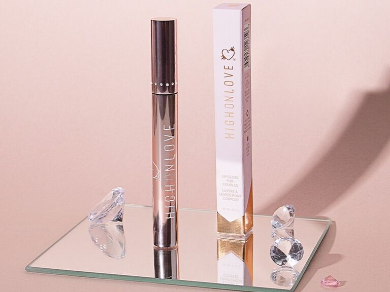 Stimulating lip gloss saucy bridal shower gift 
