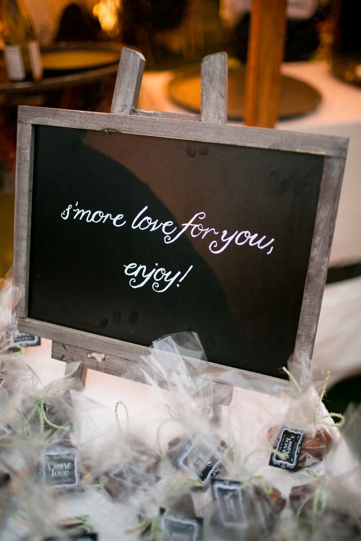 As the night came to a close, guests were encouraged to take home small s'mores kits.