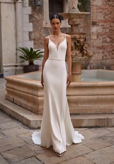 Moonlight Tango T122 Mermaid and Trumpet Wedding Dress